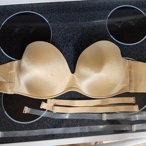 Cacique© by Lane Bryant Beige Strapless Bra Size 42DDD Perfect Condition